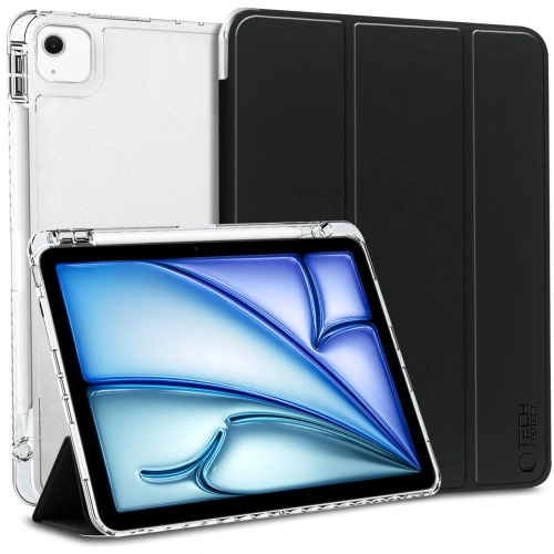 Kup Etui Tech-protect SmartCase Pen Hybrid Apple iPad Air 13" 2024 (6. generace) černá/průhledná - THP2837 - {ean13} - Sklep Home Screen