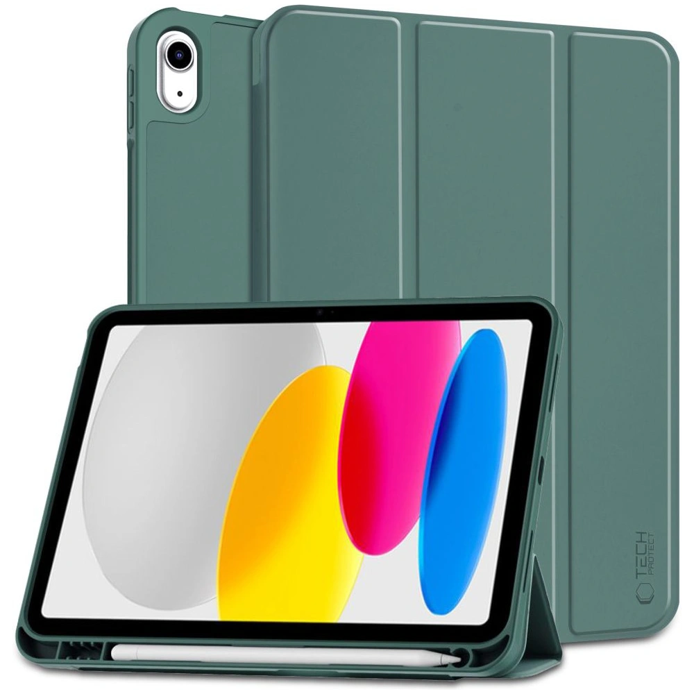 Etui Tech-protect SmartCase Pen Apple iPad 10.9" 2022 (10. generacji) Green