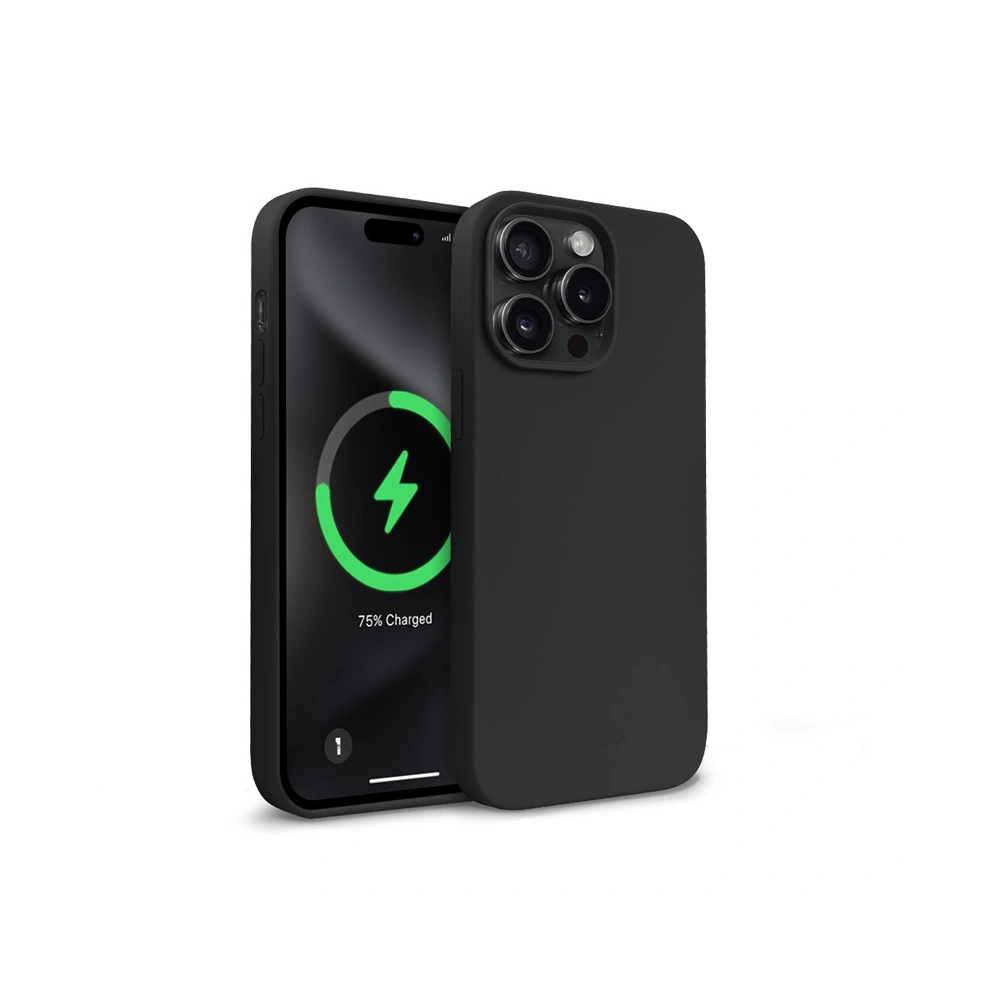 Etui Crong Color Cover Magnetic Apple iPhone 15 Pro MagSafe czarny