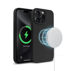 Kup Case Crong Color Cover Magnetic Apple iPhone 15 Pro MagSafe schwarz - CRG750 - {ean13} - Sklep Home Screen