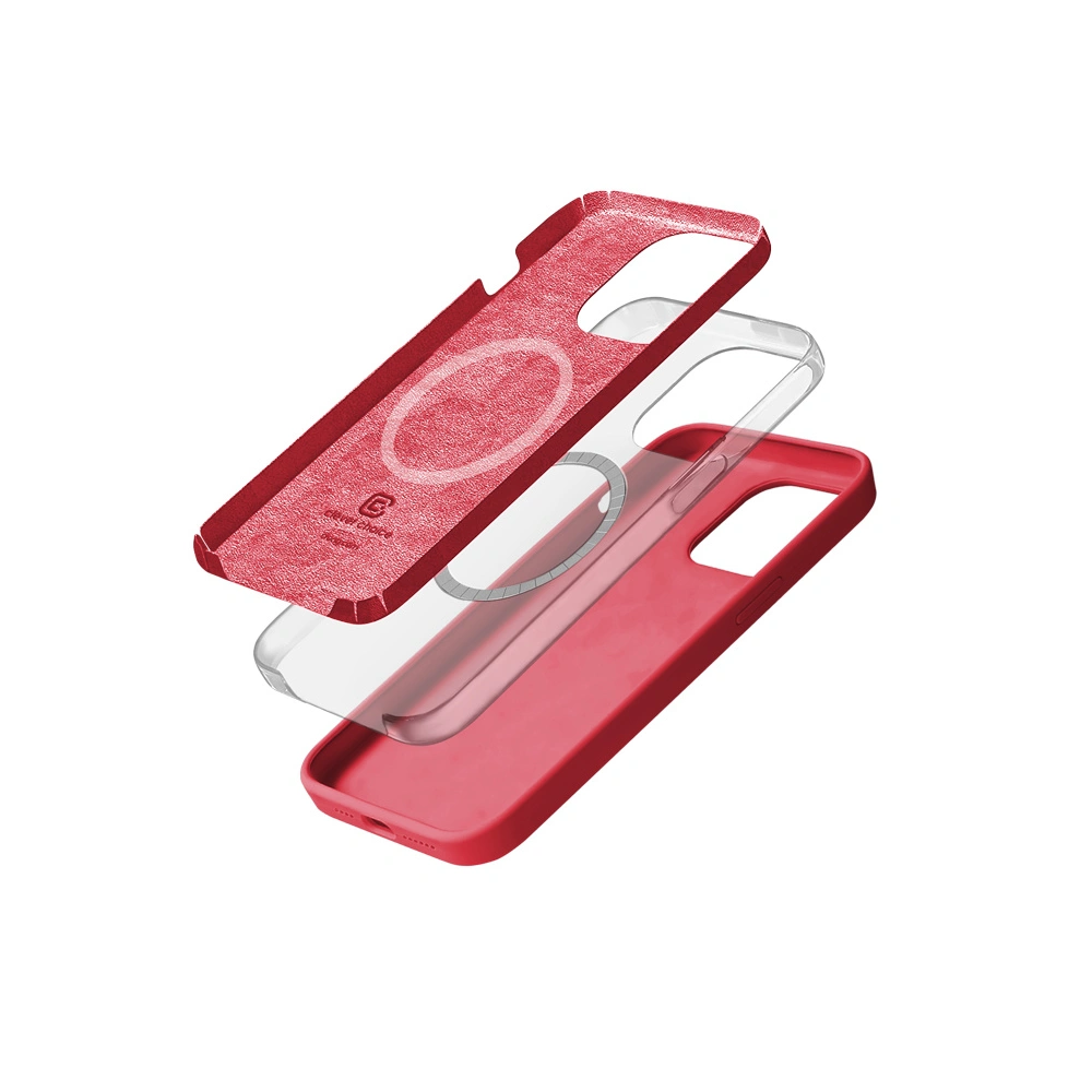 Etui Crong Color Cover Magnetic Apple iPhone 15 Pro MagSafe różowy