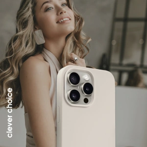 Crong Color Cover Magnetic Apple iPhone 15 Pro MagSafe stone beige