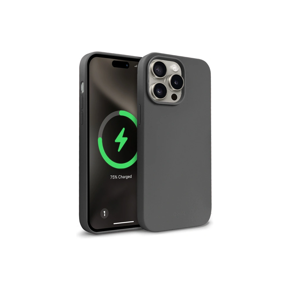 Etui Crong Color Cover Magnetic Apple iPhone 15 Pro MagSafe tytanowy