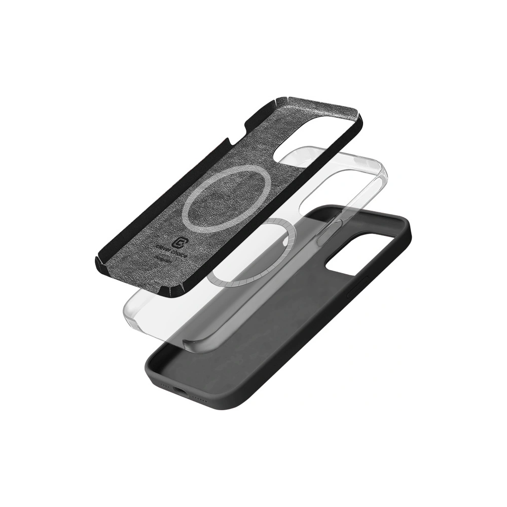 Etui Crong Color Cover Magnetic Apple iPhone 15 Pro MagSafe tytanowy