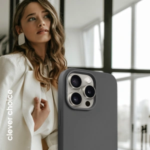 Etui Crong Szín Fedél Magnetic Apple iPhone 15 Pro MagSafe titán
