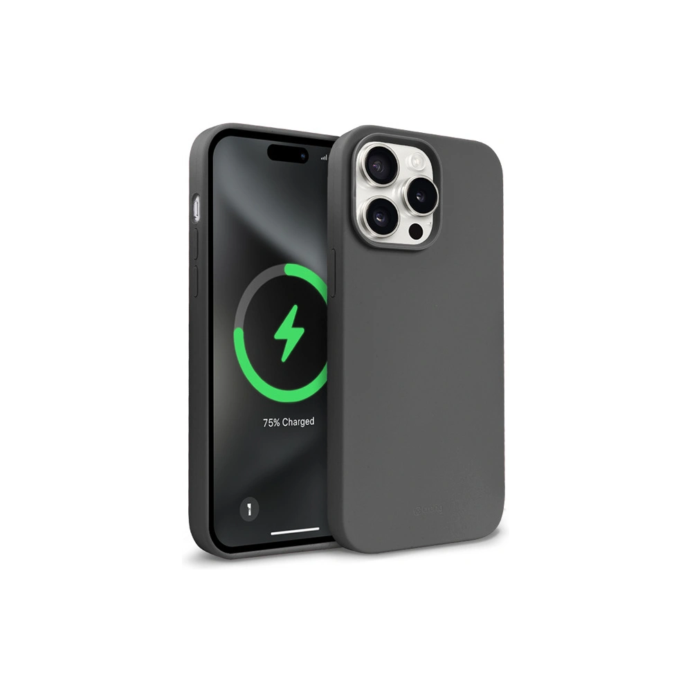 Etui Crong Color Cover Magnetic Apple iPhone 15 Pro MagSafe tytanowy