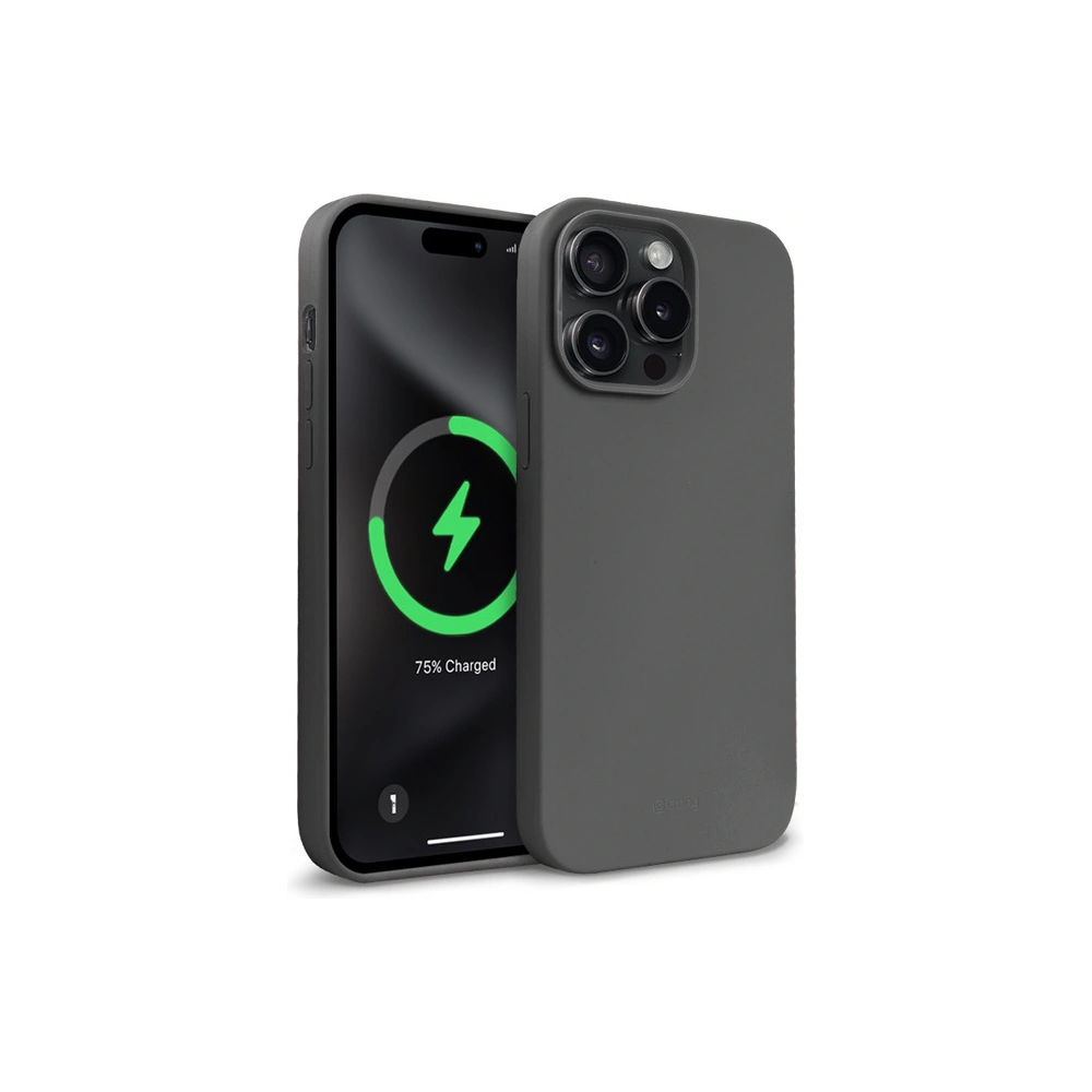 Etui Crong Color Cover Magnetic Apple iPhone 15 Pro MagSafe tytanowy