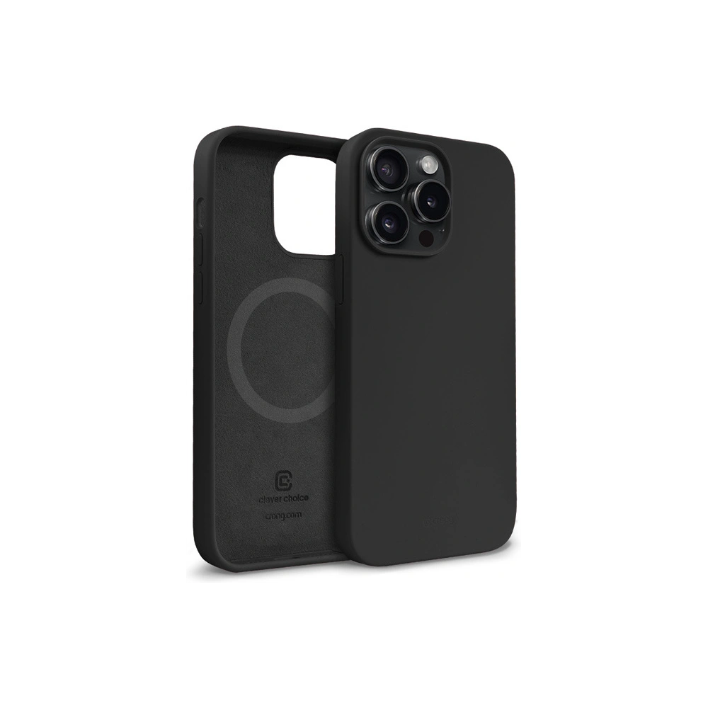 Etui Crong Color Cover Magnetic Apple iPhone 15 Pro Max MagSafe czarny