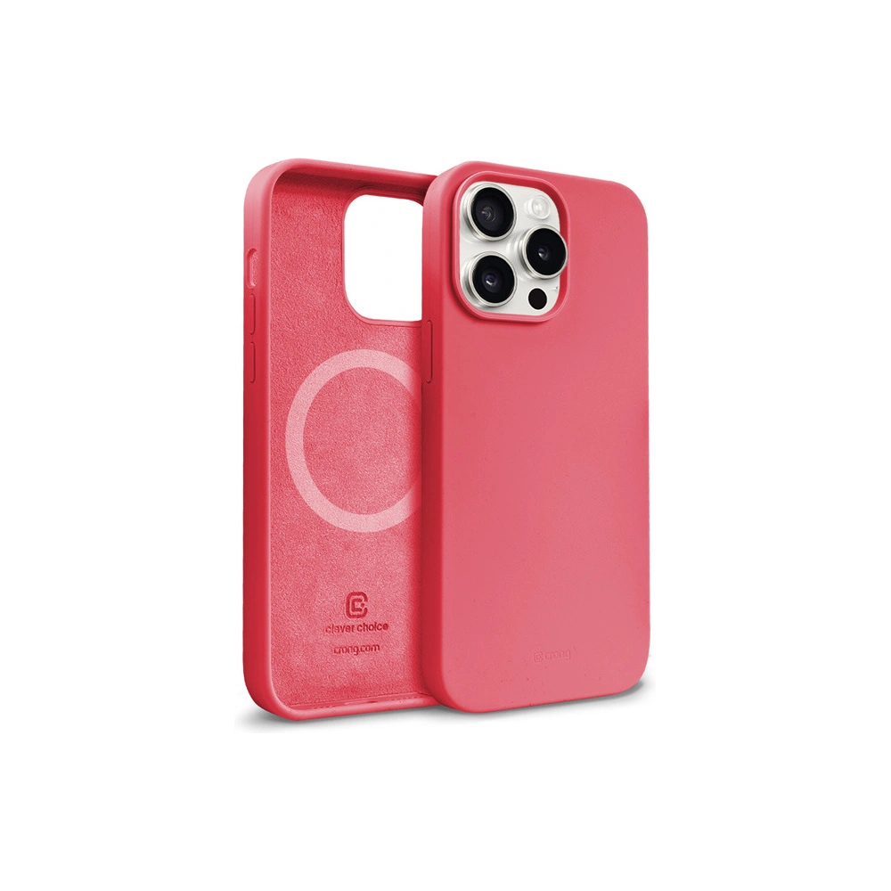 Etui Crong Color Cover Magnetic Apple iPhone 15 Pro Max MagSafe różowy