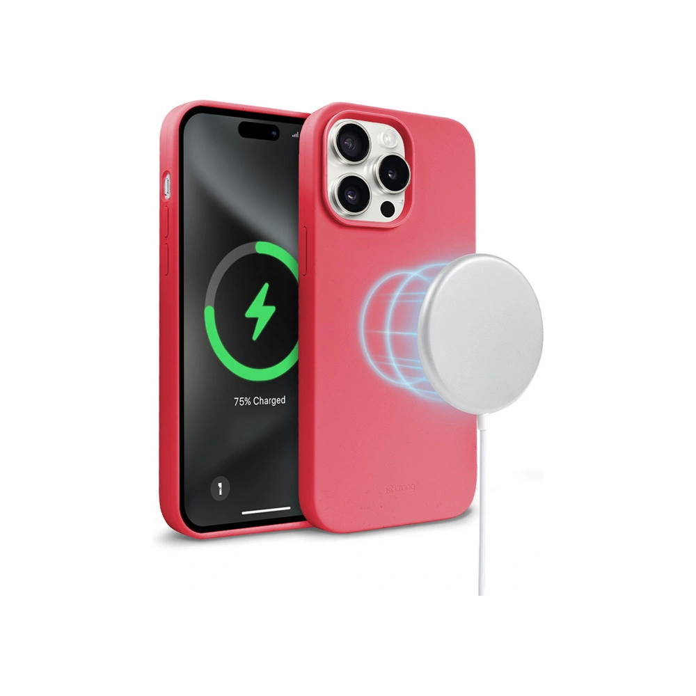 Etui Crong Color Cover Magnetic Apple iPhone 15 Pro Max MagSafe różowy