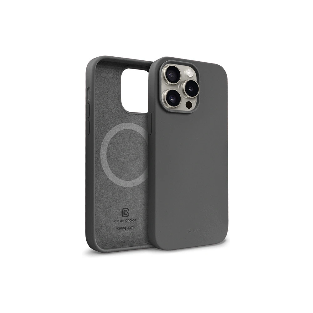 Etui Crong Color Cover Magnetic Apple iPhone 15 Pro Max MagSafe tytanowy