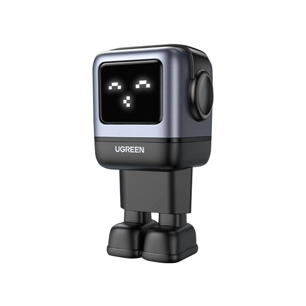 Ładowarka sieciowa UGREEN Nexode Robot GaN 2xUSB-A, USB-C 65W szara