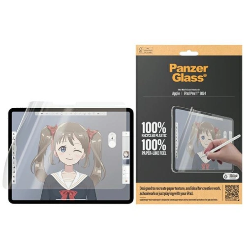 Kup Fólie matná PanzerGlass GraphicPaper Apple iPad Pro 11" 2024 (5. generace) Ultra-Wide-Fit ochrana obrazovky - PZG645 - {ean13} - Sklep Home Screen