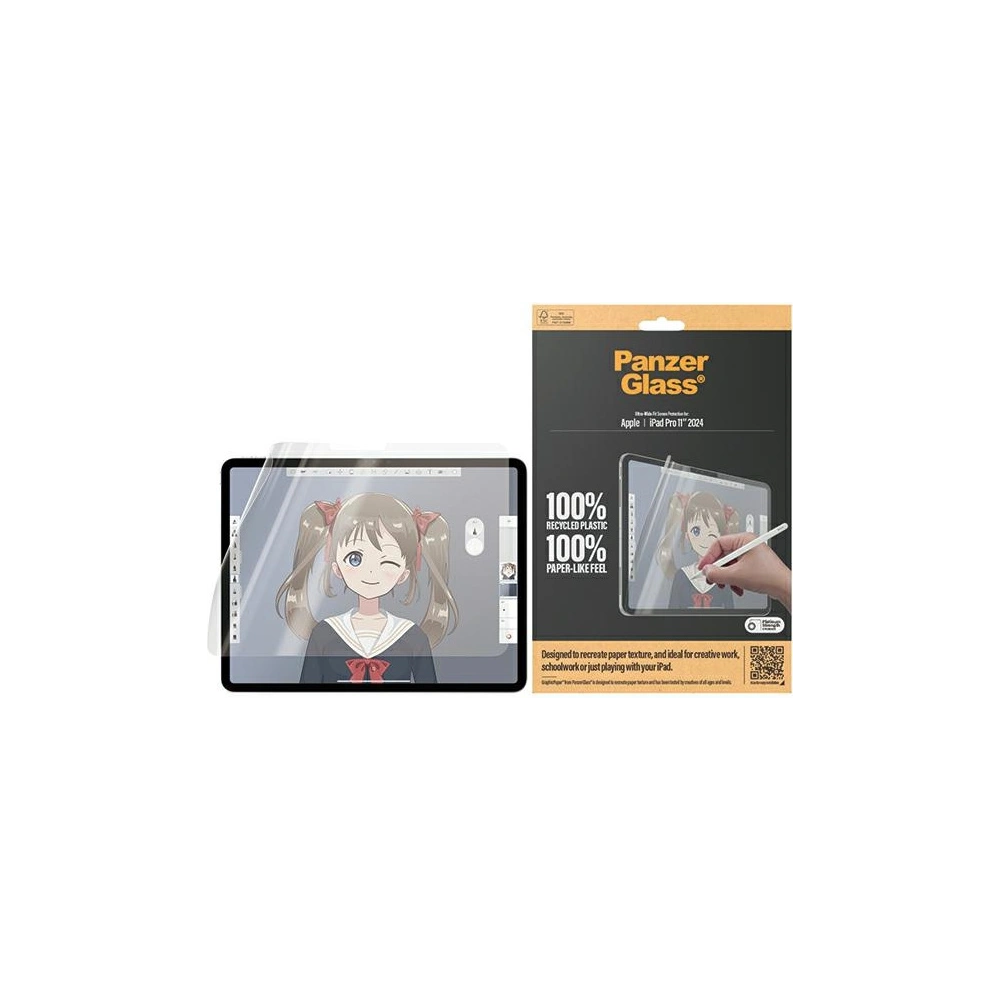 Folia matowa PanzerGlass GraphicPaper Apple iPad Pro 11" 2024 (5. generacji) Ultra-Wide-Fit Screen Protection