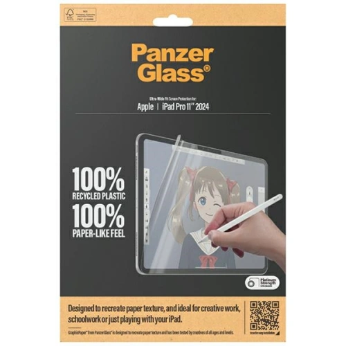 Kup Fólie matná PanzerGlass GraphicPaper Apple iPad Pro 11" 2024 (5. generace) Ultra-Wide-Fit ochrana obrazovky - PZG645 - {ean13} - Sklep Home Screen