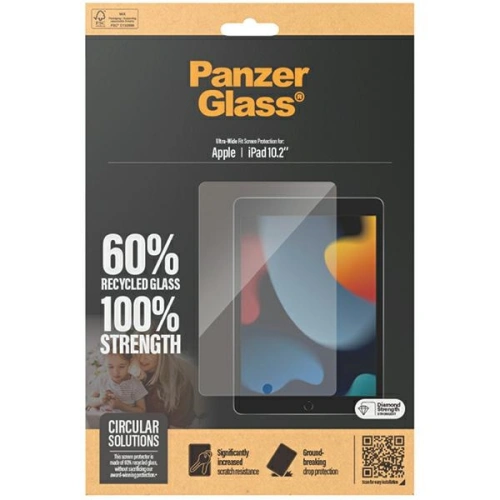 Kup Gehärtetes Glas PanzerGlass Ultra-Wide Fit Apple iPad 10.2 2019/2020/2021 (7., 8. und 9. Generation) - PZG646 - {ean13} - Sklep Home Screen