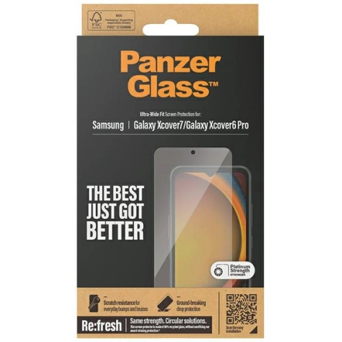 Kup Edzett üveg PanzerGlass Ultra-Wide Fit Samsung Galaxy Xcover 7 / Xcover 6 Pro - PZG648 - {ean13} - Sklep Home Screen