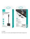 Kup Adapter USAMS AU15 US-SJ598 USB-C / jack 3.5m DAC, USB-C PD 60W schwarz/black - USA1106 - {ean13} - Sklep Home Screen