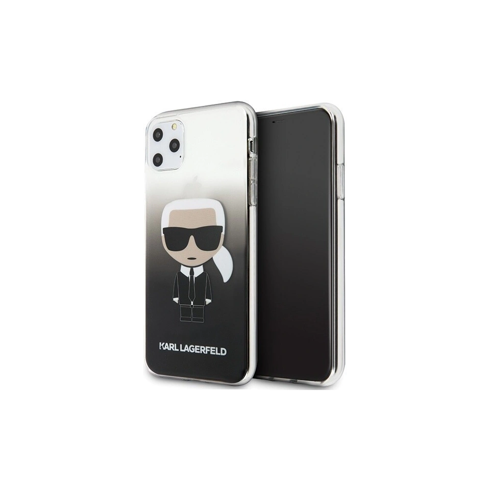 Karl Lagerfeld KLHCN65TRDFKBK iPhone 11 Pro Max czarny/black Gradient Ikonik Karl