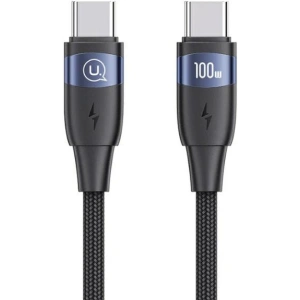 Kup Kabel USAMS U85 US-SJ632 USB-C / USB-C 100W 1.2m PD Fast Charging czarny/black - USA1110 - {ean13} - Sklep Home Screen