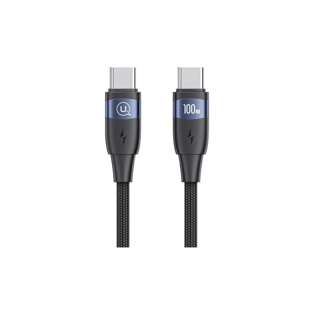 Kabel USAMS U85 US-SJ632 USB-C / USB-C 100W 1.2m PD Fast Charging czarny/black