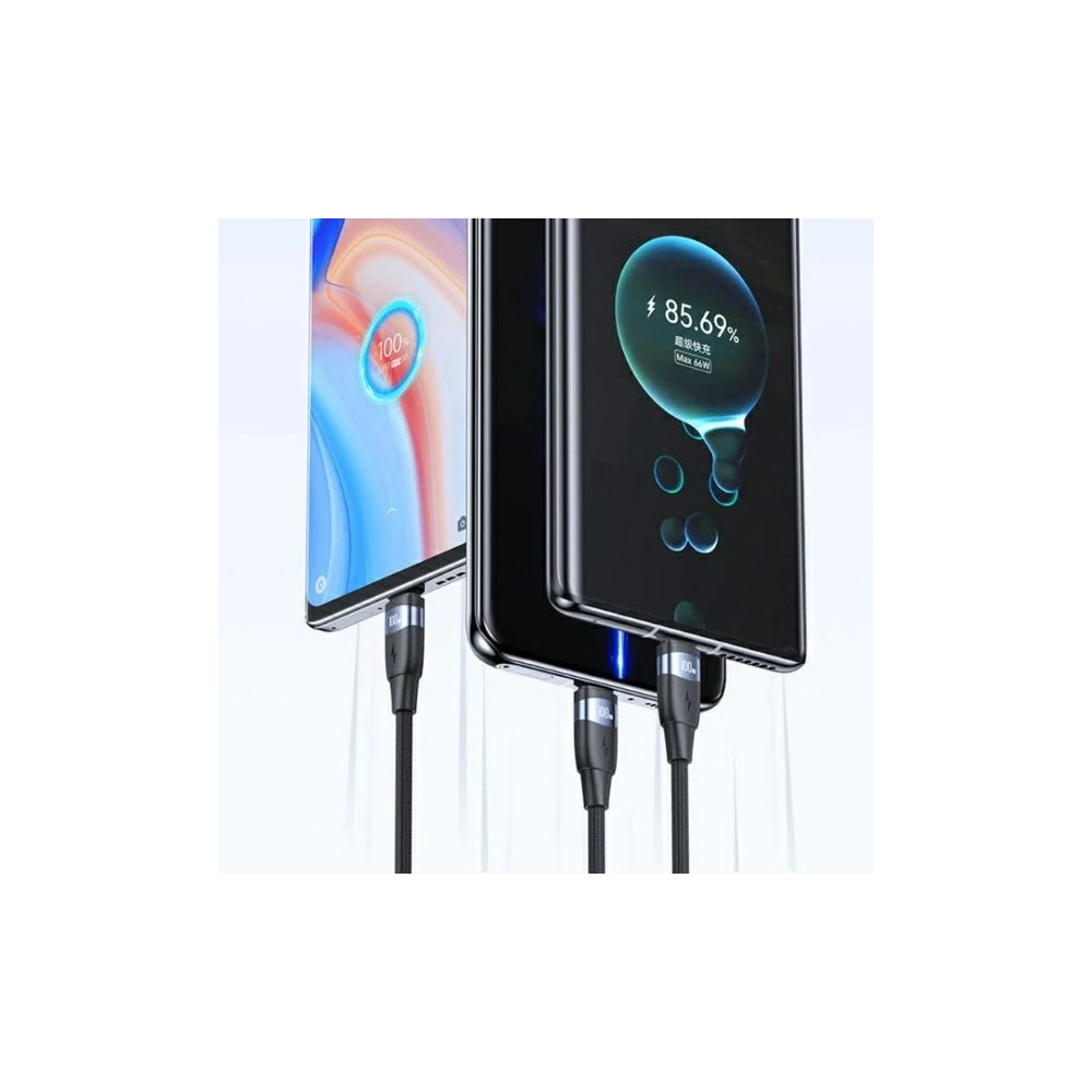 Kabel USAMS U85 US-SJ632 USB-C / USB-C 100W 1.2m PD Fast Charging czarny/black