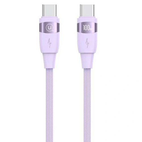 Kup Kábel USAMS U85 US-SJ632 USB-C / USB-C 100W 1.2m PD Gyors Töltés lila/purple - USA1111 - {ean13} - Sklep Home Screen