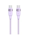 Kabel USAMS U85 US-SJ632 USB-C / USB-C 100W 1.2m PD Fast Charging fioletowy/purple