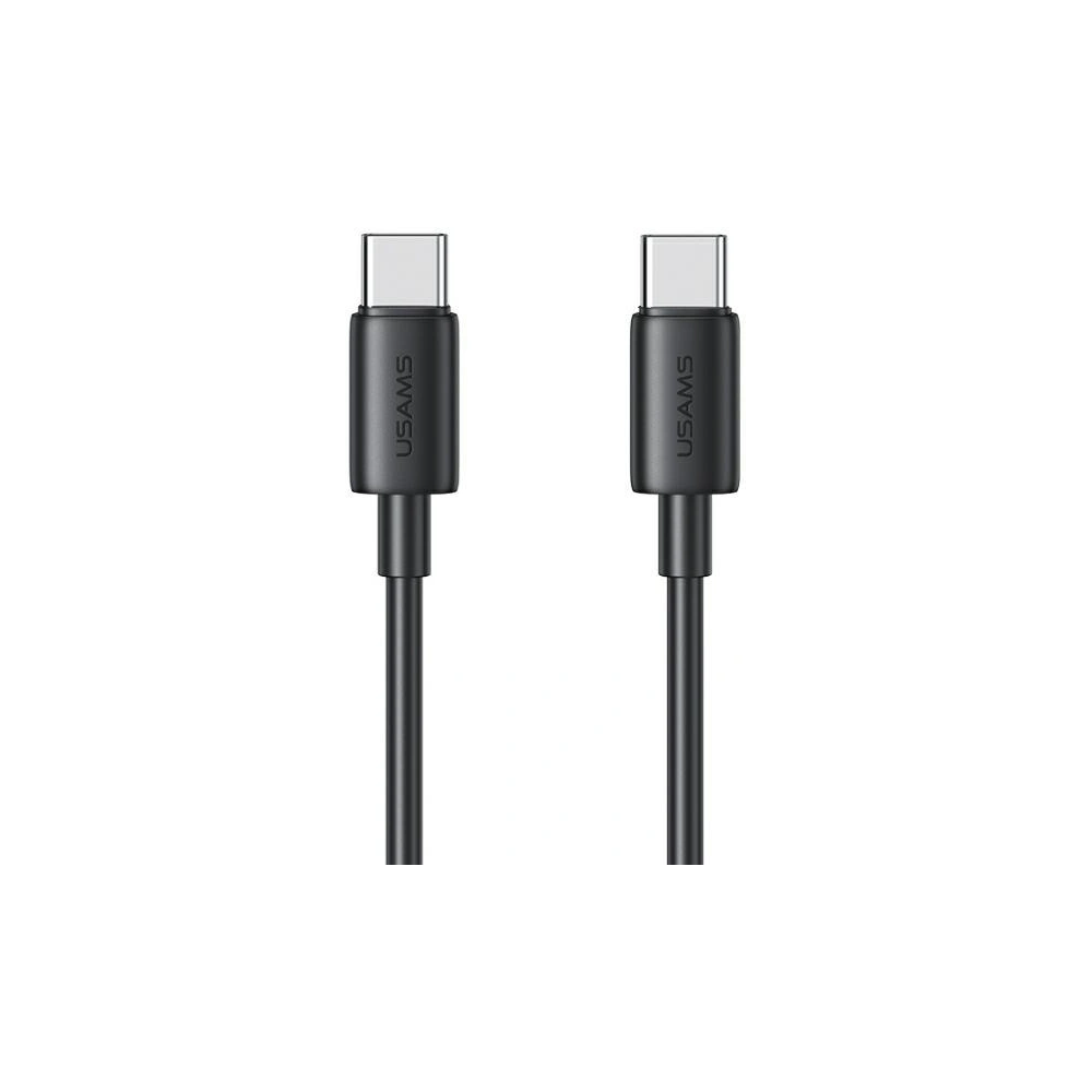 Kabel USAMS YD Series USB-C / USB-C 60W 1m Fast Charging czarny/black