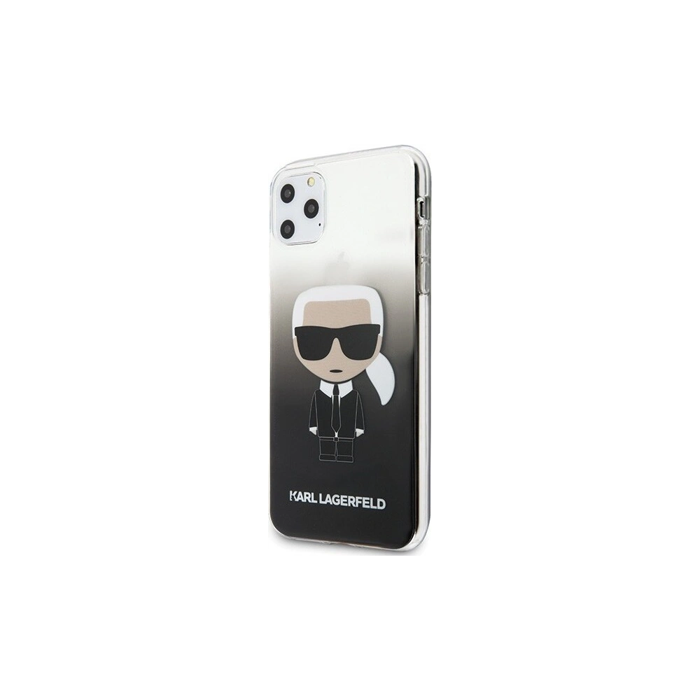 Karl Lagerfeld KLHCN65TRDFKBK iPhone 11 Pro Max czarny/black Gradient Ikonik Karl