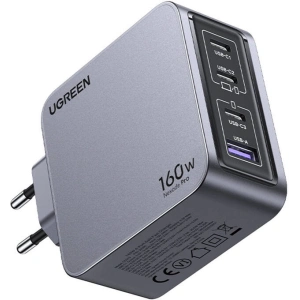 Kup UGREEN Nexode Pro 160W GaN USB-A Netzladegerät, 3xUSB-C grau - UGR1838 - {ean13} - Sklep Home Screen