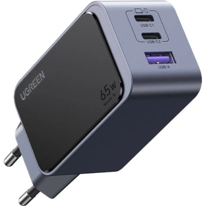 Kup UGREEN Nexode Air 65W USB-A Netzladegerät, 2xUSB-C grau - UGR1842 - {ean13} - Sklep Home Screen