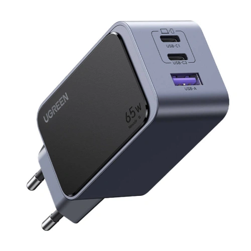 Kup UGREEN Nexode Air 65W USB-A hálózati töltő, 2xUSB-C szürke - UGR1842 - {ean13} - Sklep Home Screen