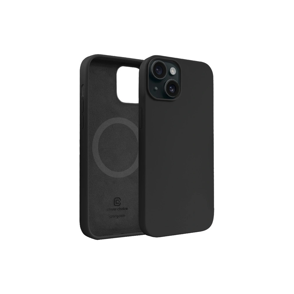 Etui Crong Color Cover Magnetic Apple iPhone 15 MagSafe czarny