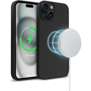 Buy Crong Color Cover Magnetic Apple iPhone 15 MagSafe black - CRG758 - {ean13} - Home Screen Store Europe