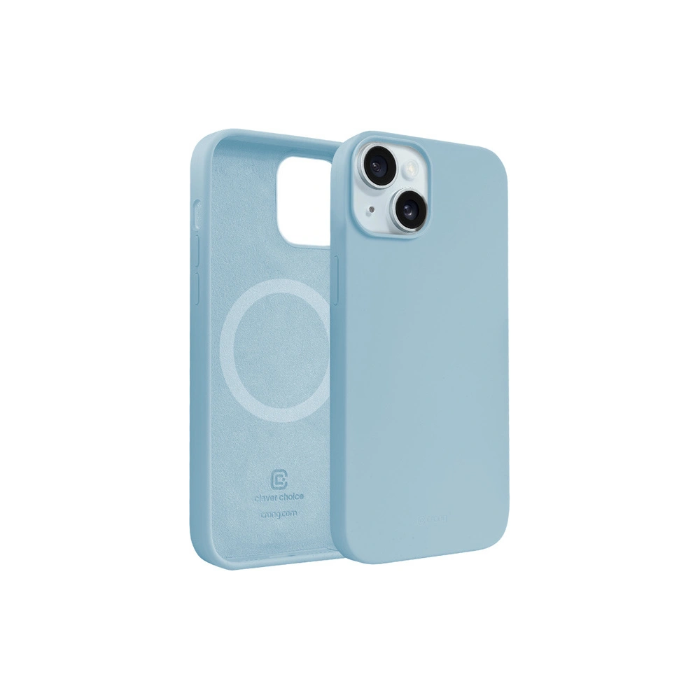 Etui Crong Color Cover Magnetic Apple iPhone 15 MagSafe niebieski