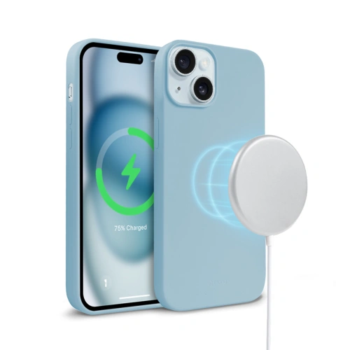 Kup Etui Crong Color Cover Magnetic Apple iPhone 15 MagSafe niebieski - CRG759 - {ean13} - Sklep Home Screen