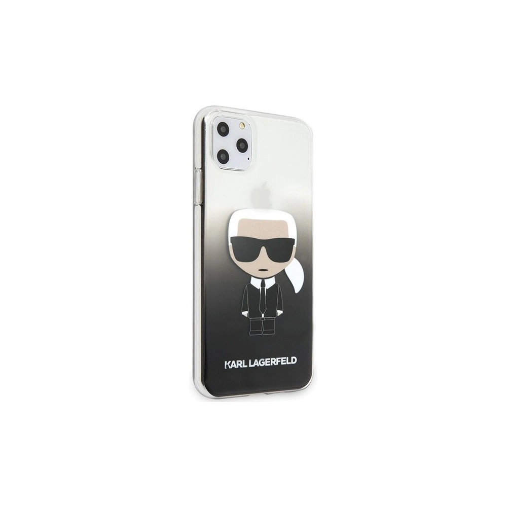 Karl Lagerfeld KLHCN65TRDFKBK iPhone 11 Pro Max czarny/black Gradient Ikonik Karl