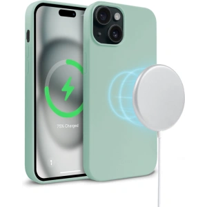 Buy Crong Color Cover Magnetic Apple iPhone 15 MagSafe mint - CRG760 - {ean13} - Home Screen Store Europe