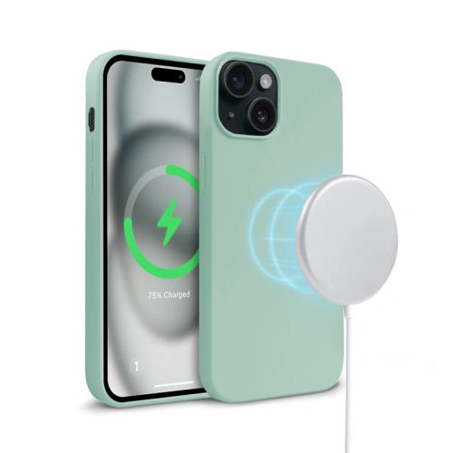 Kup Etui Crong Color Cover Magnetic Apple iPhone 15 MagSafe miętowy - CRG760 - {ean13} - Sklep Home Screen