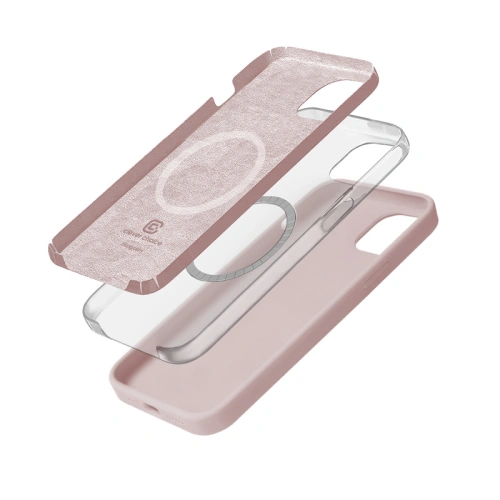 Kup Etui Crong Color Cover Magnetic Apple iPhone 15 MagSafe piaskowy róż - CRG761 - {ean13} - Sklep Home Screen