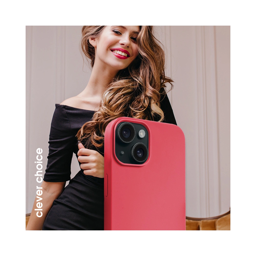 Etui Crong Color Cover Magnetic Apple iPhone 15 MagSafe różowy