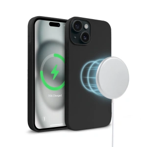 Kup Etui Crong Color Cover Magnetic Apple iPhone 15 Plus MagSafe czarny - CRG763 - {ean13} - Sklep Home Screen
