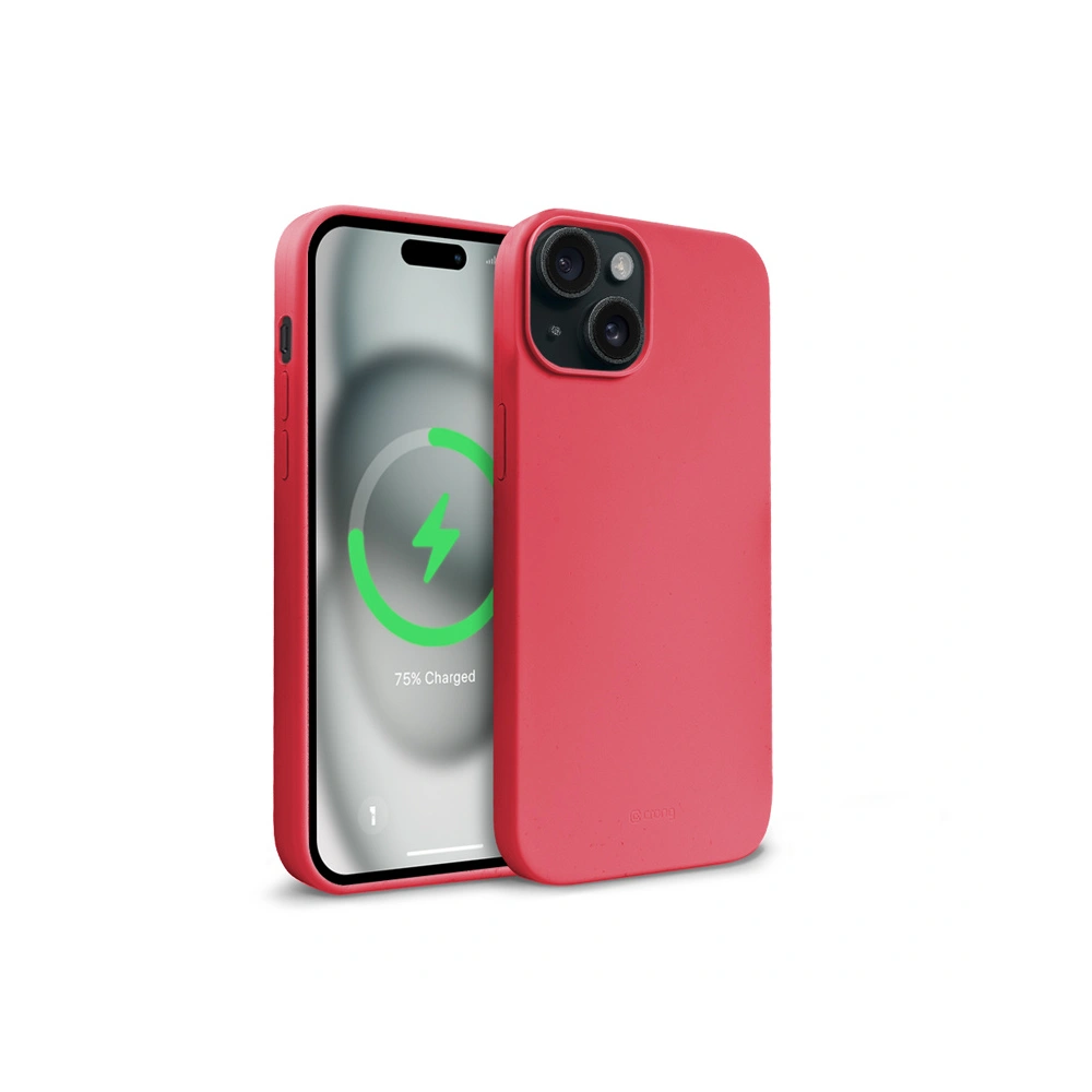 Etui Crong Color Cover Magnetic Apple iPhone 15 Plus MagSafe różowy