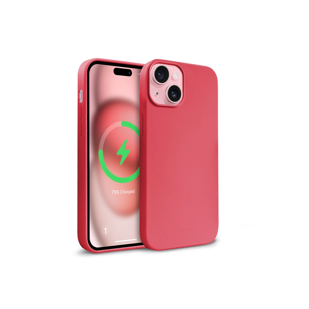Etui Crong Color Cover Magnetic Apple iPhone 15 Plus MagSafe różowy