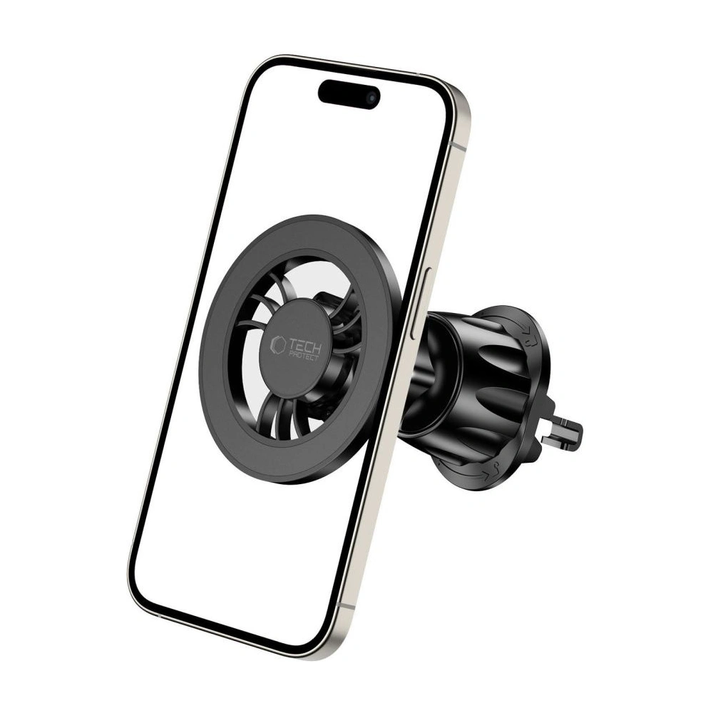 Uchwyt samochodowy do kratki Tech-Protect N56 Magnetic Magsafe Vent Car Mount Black
