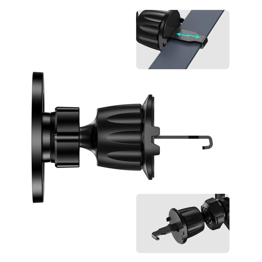 Uchwyt samochodowy do kratki Tech-Protect N56 Magnetic Magsafe Vent Car Mount Black
