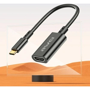 Kup Adapter AWEI CL-217T USB-C / HDMI 4K@30HZ schwarz/black - AWEI190 - {ean13} - Sklep Home Screen