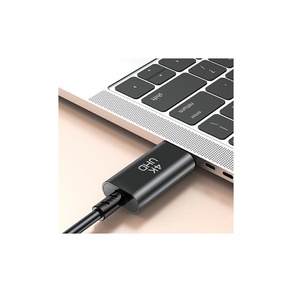 Kabel AWEI CL-212T USB-C / HDMI 4K@30HZ czarny/black