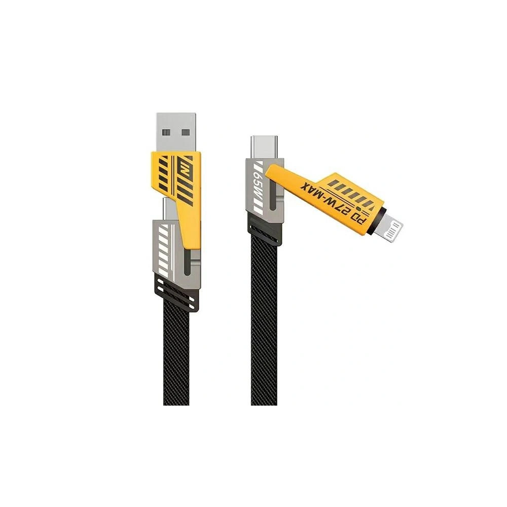 Kabel 4w1 AWEI CL-226 USB-C / Lightning czarny/black